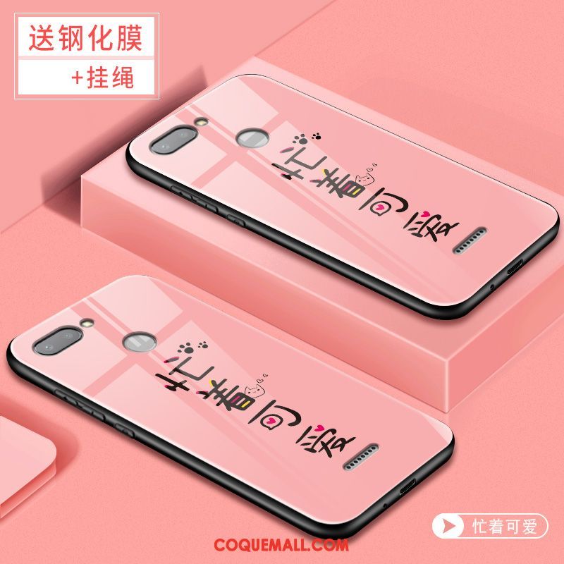 Étui Xiaomi Redmi 6 Tendance Tout Compris Incassable, Coque Xiaomi Redmi 6 Personnalité Protection Beige