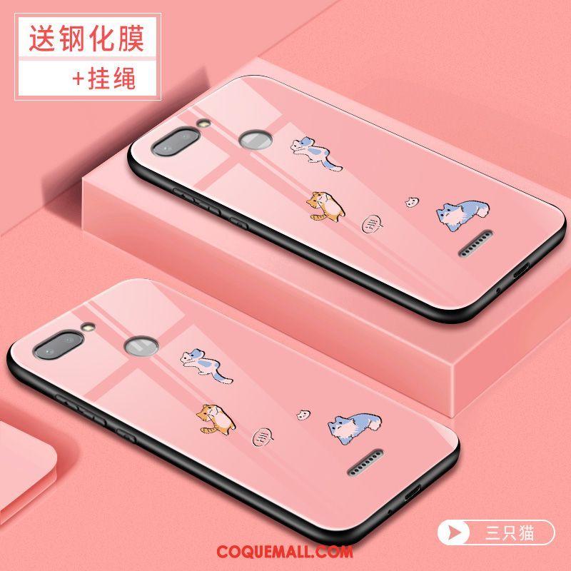 Étui Xiaomi Redmi 6 Tendance Tout Compris Incassable, Coque Xiaomi Redmi 6 Personnalité Protection Beige