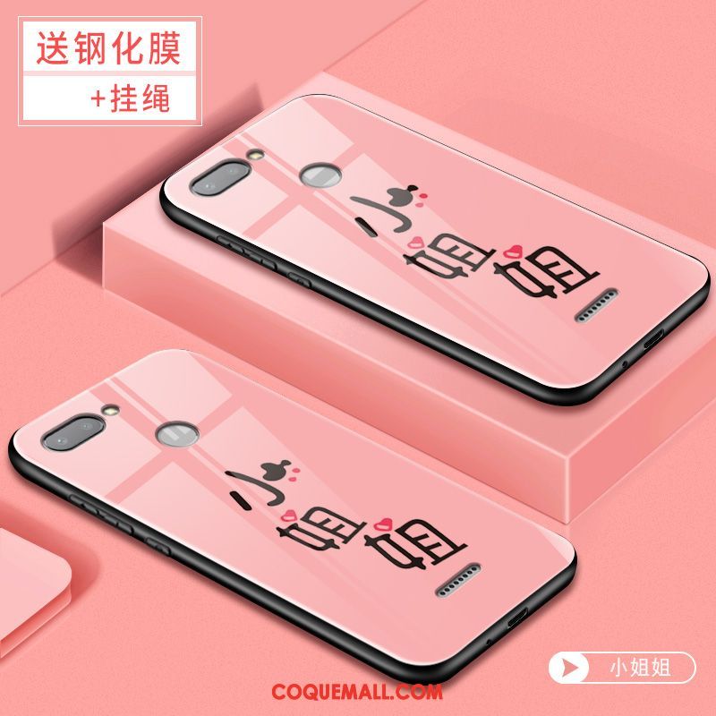 Étui Xiaomi Redmi 6 Tendance Tout Compris Incassable, Coque Xiaomi Redmi 6 Personnalité Protection Beige