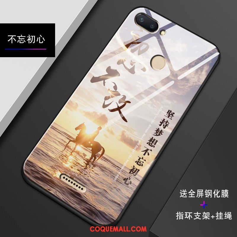 Étui Xiaomi Redmi 6 Tout Compris Incassable Fluide Doux, Coque Xiaomi Redmi 6 Silicone Téléphone Portable Beige