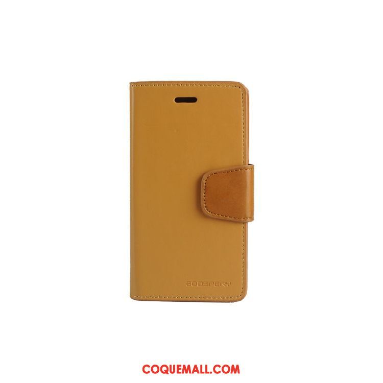 Étui Xiaomi Redmi 6 Étui En Cuir Silicone Protection, Coque Xiaomi Redmi 6 Jaune Incassable Beige