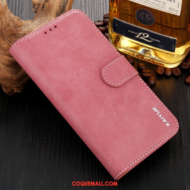 Étui Xiaomi Redmi 6a Cuir Véritable Fluide Doux Téléphone Portable, Coque Xiaomi Redmi 6a Carte Portefeuille