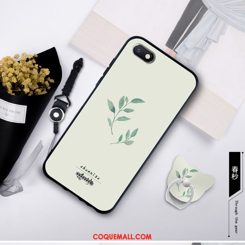 Étui Xiaomi Redmi 6a Dessin Animé Protection Incassable, Coque Xiaomi Redmi 6a Tempérer Net Rouge Beige