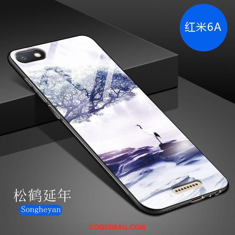 Étui Xiaomi Redmi 6a Incassable Miroir Tout Compris, Coque Xiaomi Redmi 6a Art Personnalité Beige