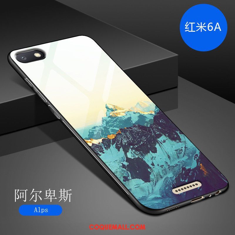 Étui Xiaomi Redmi 6a Incassable Miroir Tout Compris, Coque Xiaomi Redmi 6a Art Personnalité Beige