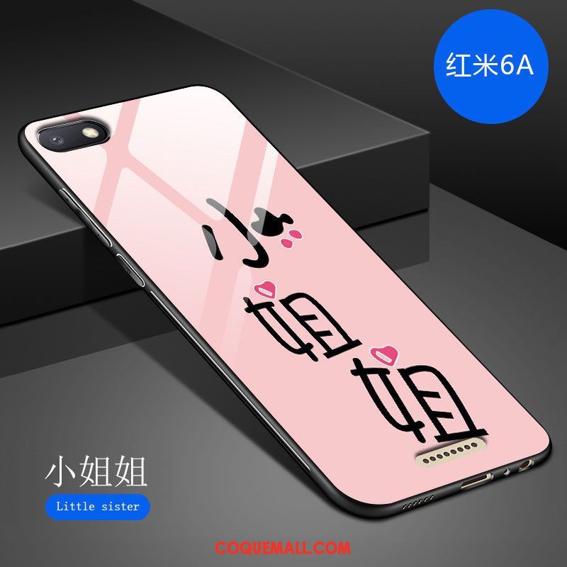 Étui Xiaomi Redmi 6a Incassable Miroir Tout Compris, Coque Xiaomi Redmi 6a Art Personnalité Beige