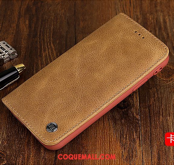 Étui Xiaomi Redmi 6a Incassable Téléphone Portable Étui En Cuir, Coque Xiaomi Redmi 6a Cuir Véritable Tout Compris