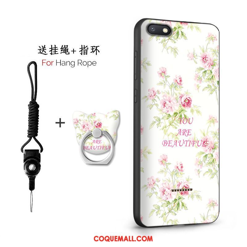 Étui Xiaomi Redmi 6a Petit Fluide Doux Tendance, Coque Xiaomi Redmi 6a Légère Silicone Beige