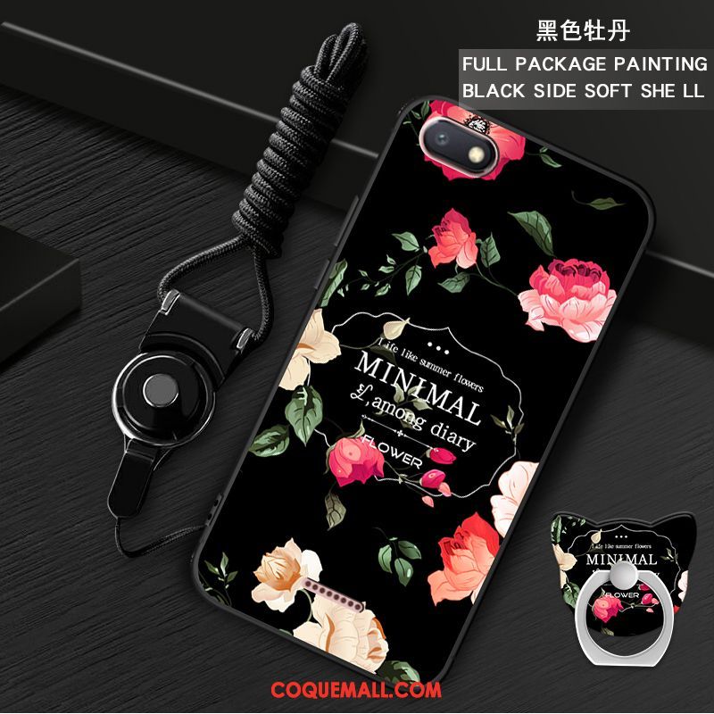 Étui Xiaomi Redmi 6a Silicone Téléphone Portable Noir, Coque Xiaomi Redmi 6a Rouge Petit Beige