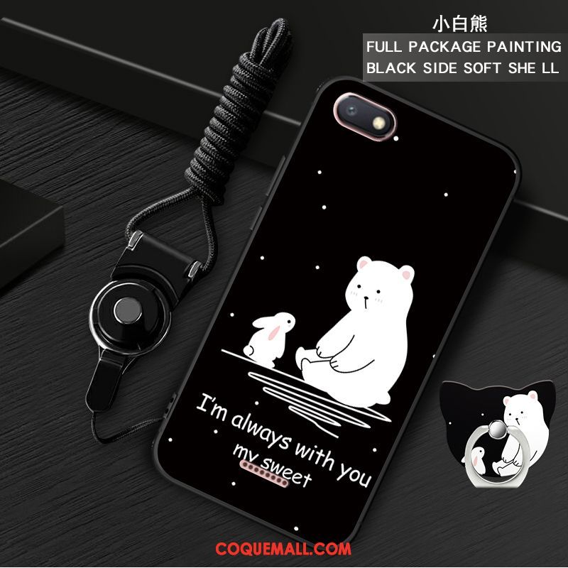 Étui Xiaomi Redmi 6a Silicone Téléphone Portable Noir, Coque Xiaomi Redmi 6a Rouge Petit Beige