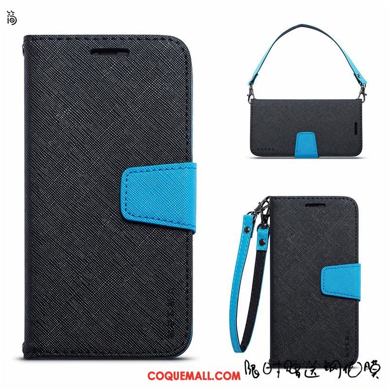 Étui Xiaomi Redmi 6a Simple Business Incassable, Coque Xiaomi Redmi 6a Portefeuille Fluide Doux