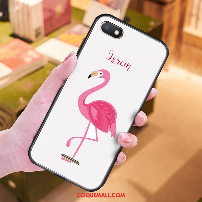 Étui Xiaomi Redmi 6a Tout Compris Rouge Personnalité, Coque Xiaomi Redmi 6a Dessin Animé Téléphone Portable Beige