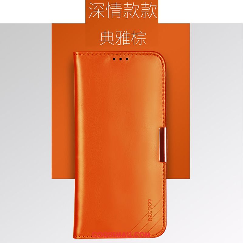 Étui Xiaomi Redmi 6a Téléphone Portable Incassable Business, Coque Xiaomi Redmi 6a Cuir Véritable Protection