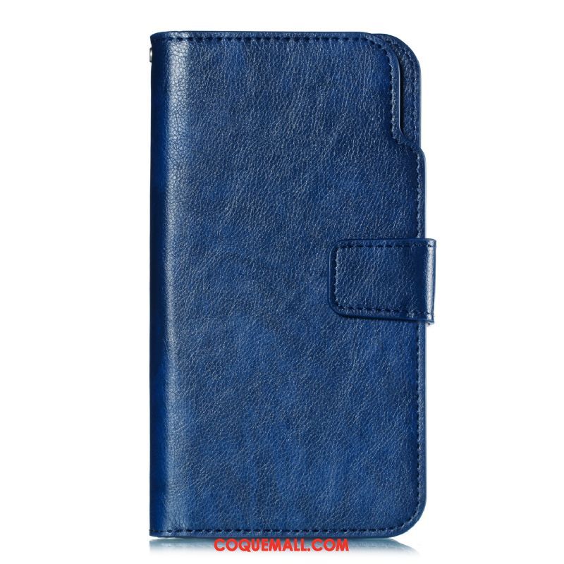 Étui Xiaomi Redmi 6a Téléphone Portable Portefeuille Étui En Cuir, Coque Xiaomi Redmi 6a Protection Braun