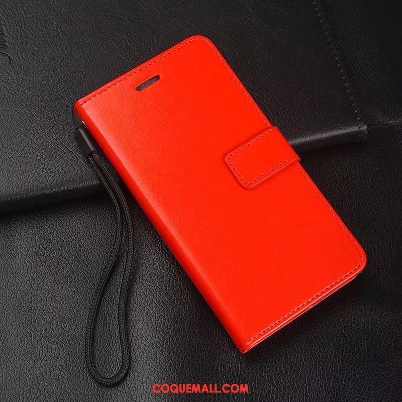 Étui Xiaomi Redmi 6a Téléphone Portable Étui En Cuir Support, Coque Xiaomi Redmi 6a Tout Compris Blanc