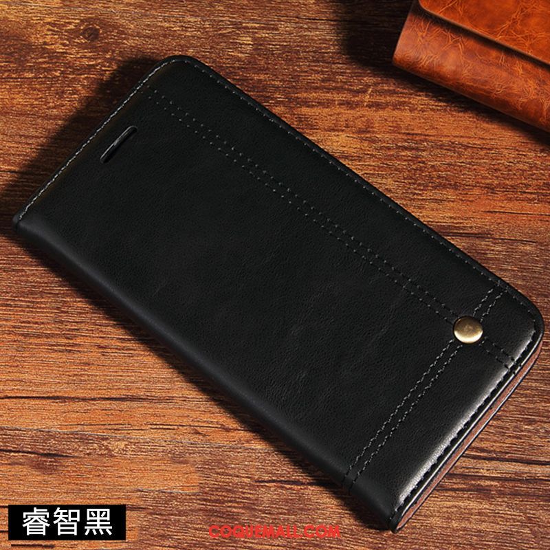 Étui Xiaomi Redmi 6a Étui En Cuir Téléphone Portable Tendance, Coque Xiaomi Redmi 6a Cuir Véritable Braun
