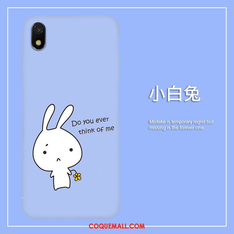 Étui Xiaomi Redmi 7a Incassable Nouveau Téléphone Portable, Coque Xiaomi Redmi 7a Charmant Personnalité Beige