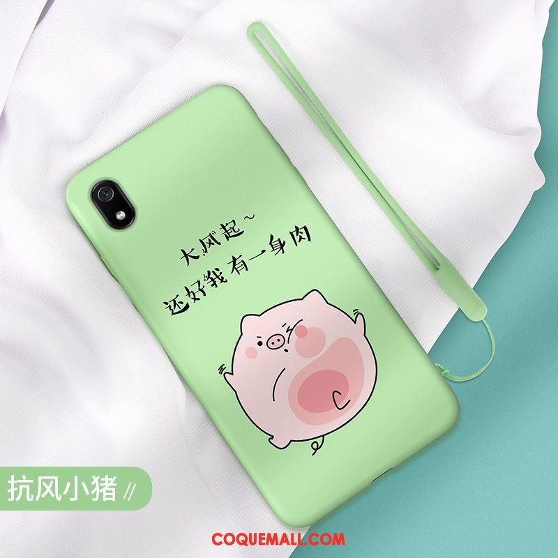 Étui Xiaomi Redmi 7a Incassable Protection Rouge, Coque Xiaomi Redmi 7a Dessin Animé Silicone Beige