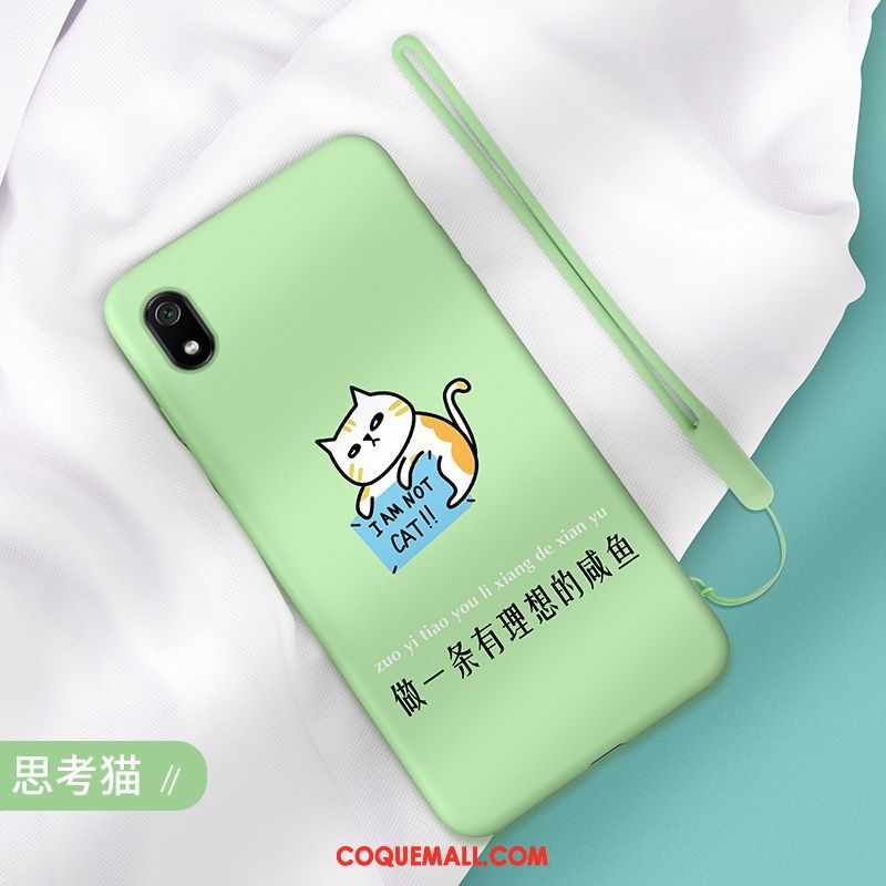 Étui Xiaomi Redmi 7a Incassable Protection Rouge, Coque Xiaomi Redmi 7a Dessin Animé Silicone Beige