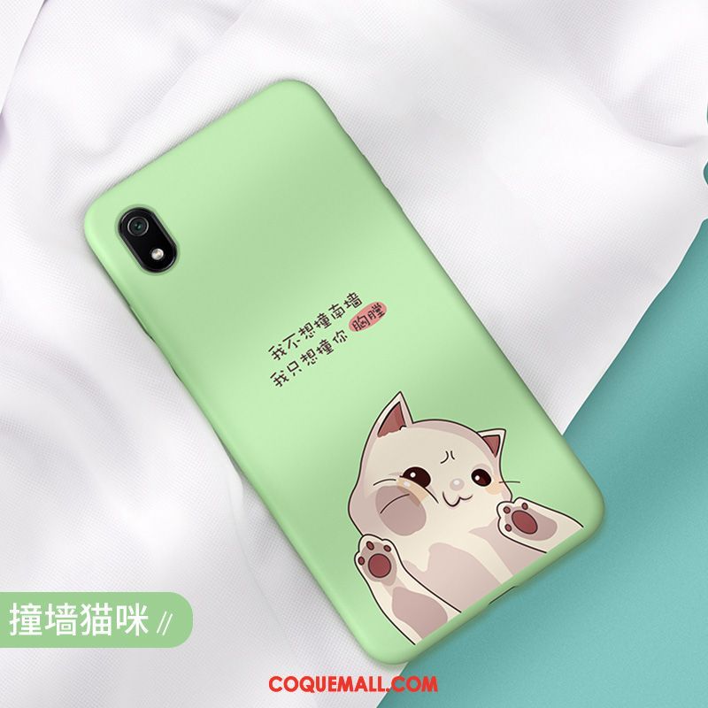 Étui Xiaomi Redmi 7a Incassable Protection Rouge, Coque Xiaomi Redmi 7a Dessin Animé Silicone Beige