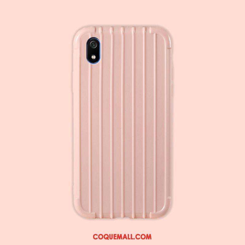 Étui Xiaomi Redmi 7a Petit Très Mince Rouge, Coque Xiaomi Redmi 7a Mode Noir Beige