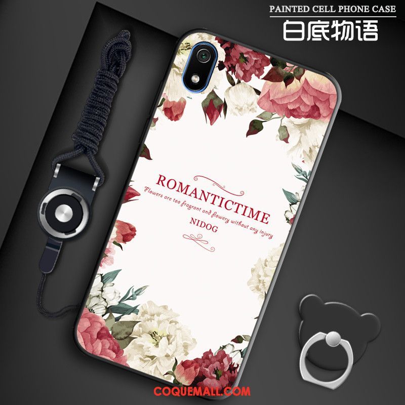 Étui Xiaomi Redmi 7a Tendance Petit Fluide Doux, Coque Xiaomi Redmi 7a Tout Compris Incassable Beige