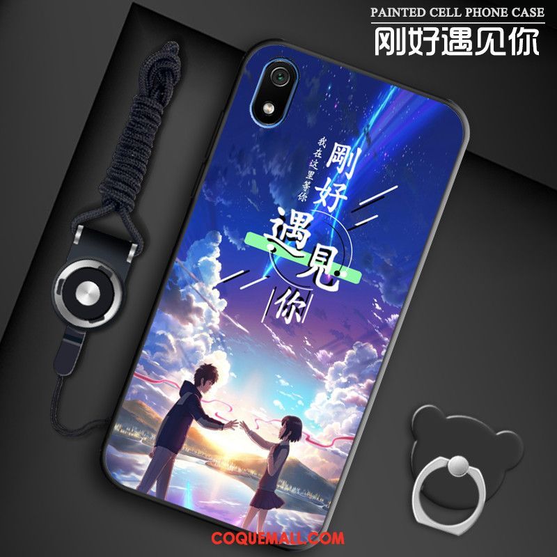 Étui Xiaomi Redmi 7a Tendance Petit Fluide Doux, Coque Xiaomi Redmi 7a Tout Compris Incassable Beige