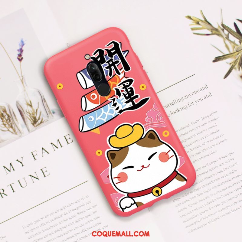 Étui Xiaomi Redmi 8 Dessin Animé Téléphone Portable Amoureux, Coque Xiaomi Redmi 8 Richesse Silicone Beige