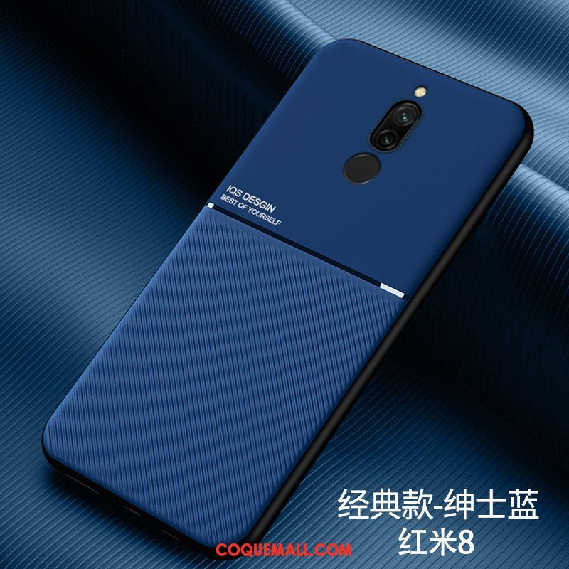 Étui Xiaomi Redmi 8 Mode Incassable Personnalité, Coque Xiaomi Redmi 8 Téléphone Portable Bleu Beige