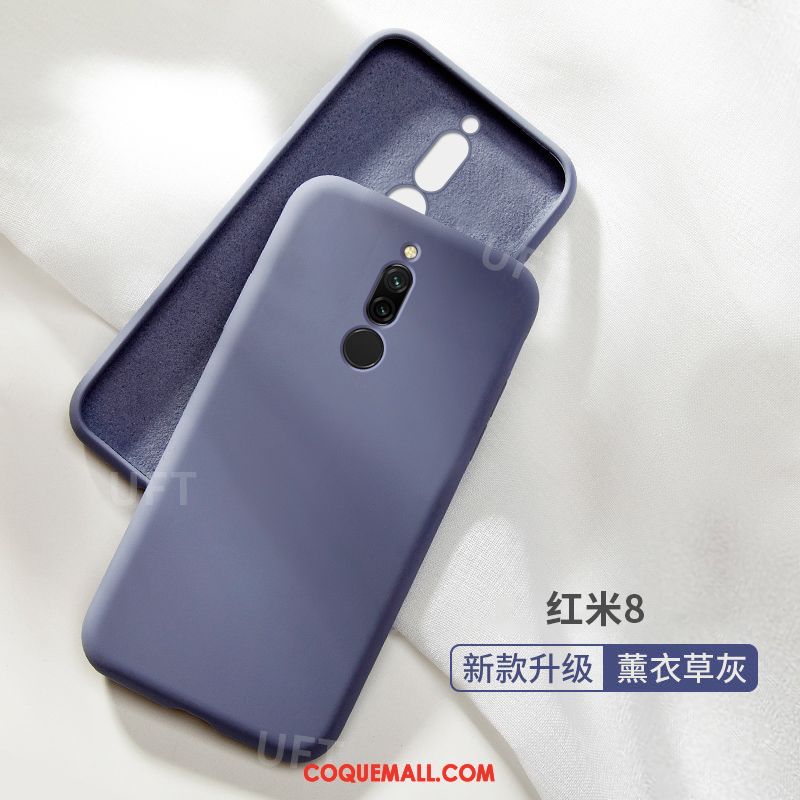 Étui Xiaomi Redmi 8 Net Rouge Téléphone Portable Silicone, Coque Xiaomi Redmi 8 Bleu Incassable Beige