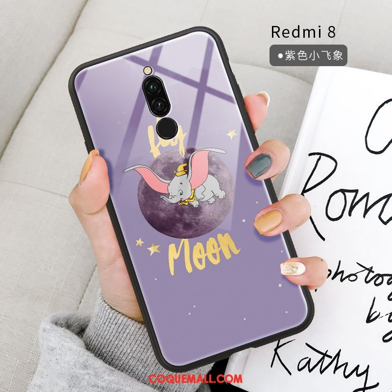 Étui Xiaomi Redmi 8 Noir Protection Incassable, Coque Xiaomi Redmi 8 Tout Compris Rouge Beige