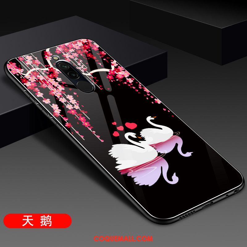 Étui Xiaomi Redmi 8 Noir Tout Compris Protection, Coque Xiaomi Redmi 8 Incassable Rouge Beige