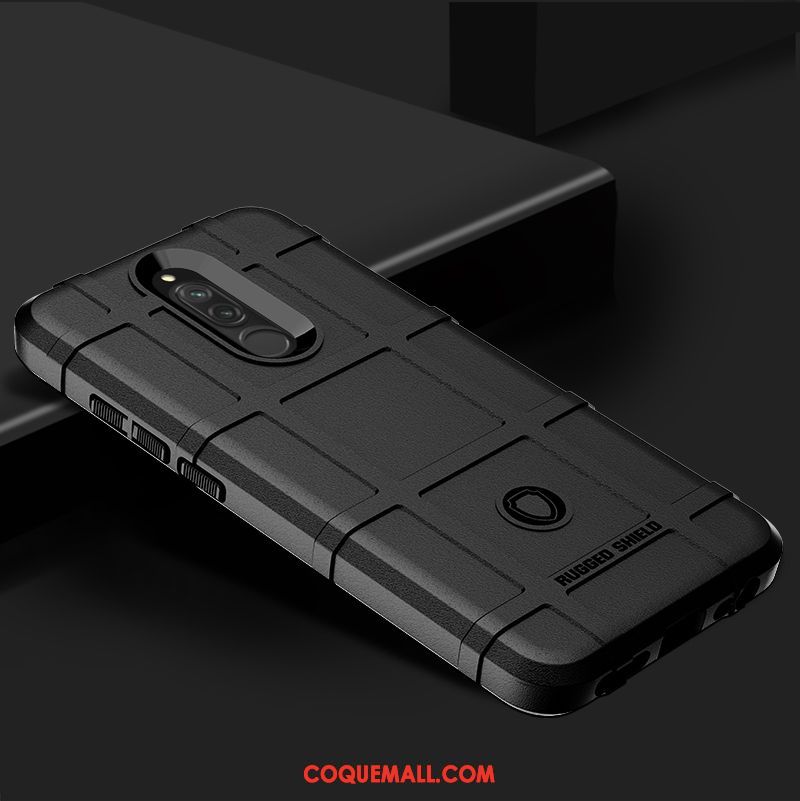 Étui Xiaomi Redmi 8 Téléphone Portable Créatif Épaissir, Coque Xiaomi Redmi 8 Incassable Délavé En Daim Beige