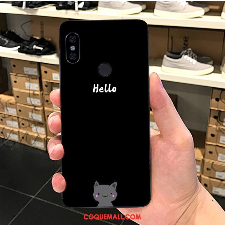 Étui Xiaomi Redmi Note 5 Bleu Dessin Animé Amoureux, Coque Xiaomi Redmi Note 5 Mignonne Téléphone Portable Beige