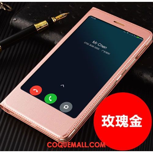 Étui Xiaomi Redmi Note 5 Clamshell Or Petit, Coque Xiaomi Redmi Note 5 Protection Téléphone Portable Beige