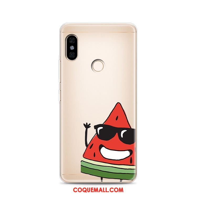 Étui Xiaomi Redmi Note 5 Créatif Fruit Téléphone Portable, Coque Xiaomi Redmi Note 5 Blanc Tendance Beige