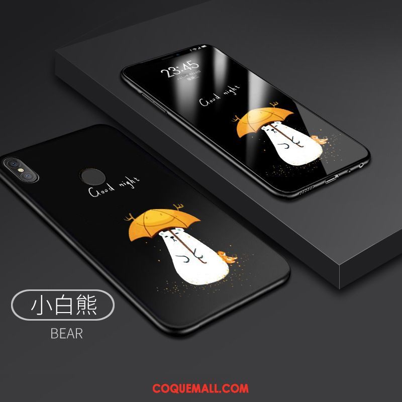 Étui Xiaomi Redmi Note 5 Dessin Animé Simple Créatif, Coque Xiaomi Redmi Note 5 Tendance Fluide Doux Beige