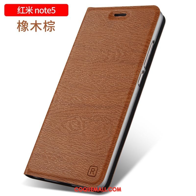 Étui Xiaomi Redmi Note 5 Difficile Téléphone Portable Foncé, Coque Xiaomi Redmi Note 5 Personnalité Clamshell Beige