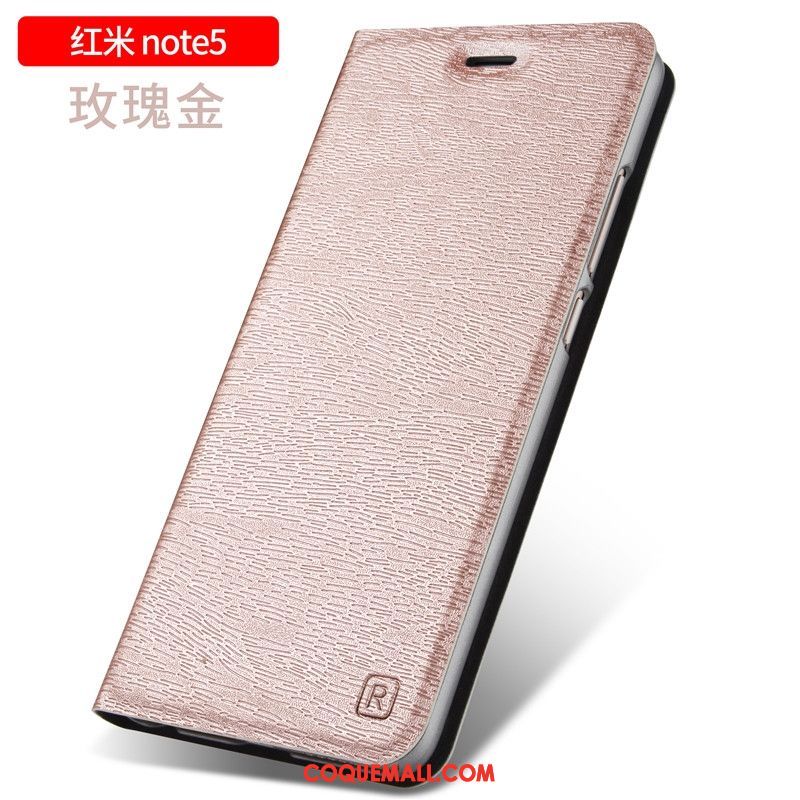 Étui Xiaomi Redmi Note 5 Difficile Téléphone Portable Foncé, Coque Xiaomi Redmi Note 5 Personnalité Clamshell Beige