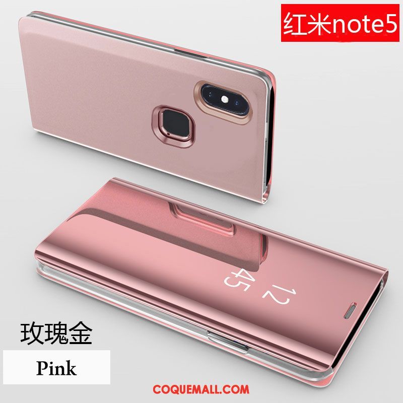 Étui Xiaomi Redmi Note 5 Incassable Téléphone Portable Rouge, Coque Xiaomi Redmi Note 5 Violet Petit Beige