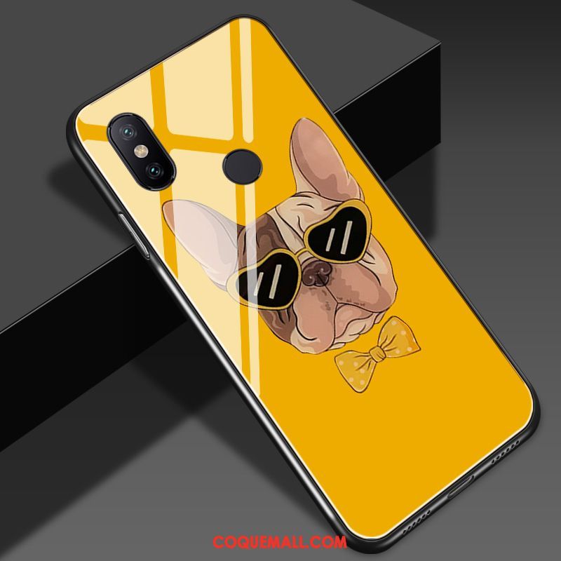 Étui Xiaomi Redmi Note 5 Net Rouge Chiens Petit, Coque Xiaomi Redmi Note 5 Bovins Dessin Animé Beige