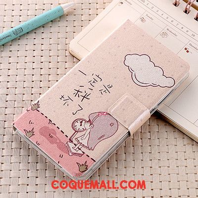 Étui Xiaomi Redmi Note 5 Protection Incassable Violet, Coque Xiaomi Redmi Note 5 Fluide Doux Étui En Cuir Beige