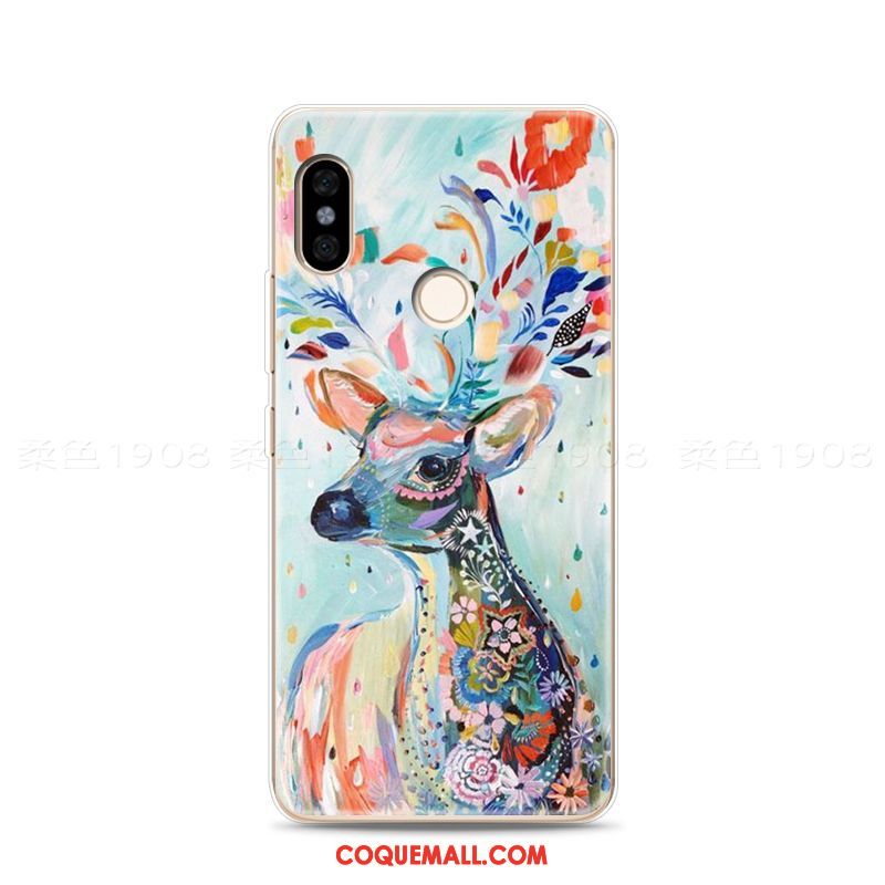 Étui Xiaomi Redmi Note 5 Prune Couleur Vert, Coque Xiaomi Redmi Note 5 Rouge Art Beige