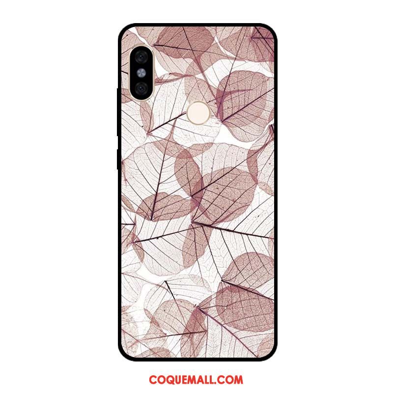 Étui Xiaomi Redmi Note 5 Rose Frais Personnalité, Coque Xiaomi Redmi Note 5 Petit Fluide Doux Beige