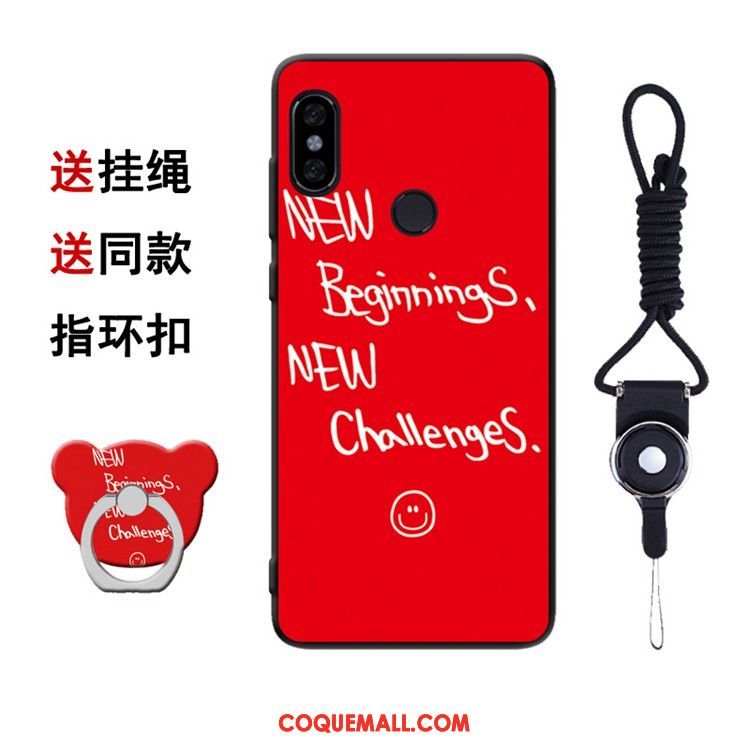 Étui Xiaomi Redmi Note 5 Rouge Personnalité Téléphone Portable, Coque Xiaomi Redmi Note 5 Nouveau Vert Beige