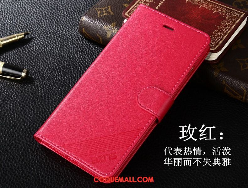 Étui Xiaomi Redmi Note 5 Rouge Étui En Cuir Petit, Coque Xiaomi Redmi Note 5 Téléphone Portable Haute Braun Beige