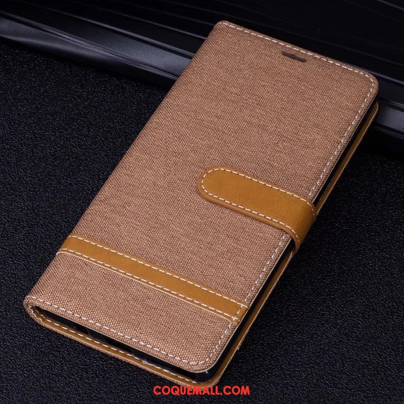 Étui Xiaomi Redmi Note 5 Support Téléphone Portable Gris, Coque Xiaomi Redmi Note 5 Petit Étui En Cuir Beige