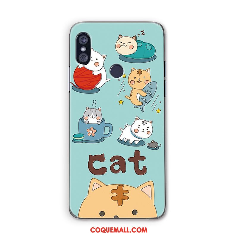 Étui Xiaomi Redmi Note 5 Tendance Silicone Rouge, Coque Xiaomi Redmi Note 5 Dessin Animé Chat Beige