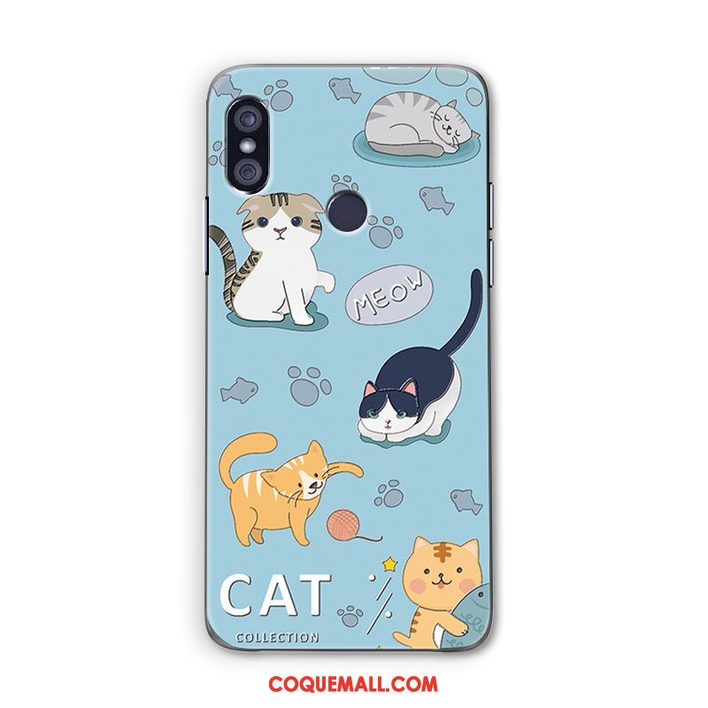 Étui Xiaomi Redmi Note 5 Tendance Silicone Rouge, Coque Xiaomi Redmi Note 5 Dessin Animé Chat Beige