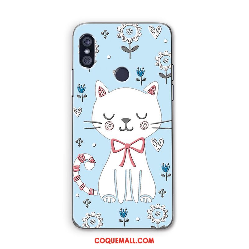 Étui Xiaomi Redmi Note 5 Tendance Silicone Rouge, Coque Xiaomi Redmi Note 5 Dessin Animé Chat Beige